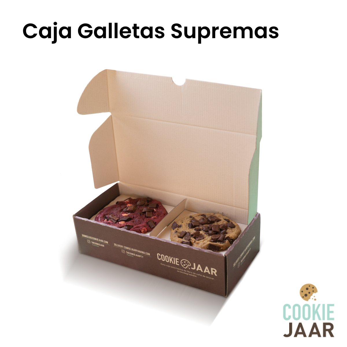 Caja Suprema 2 Galletas - Cookie Jaar