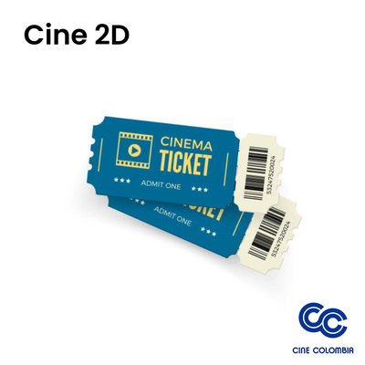 Bonos Cine 2D - Cine Colombia