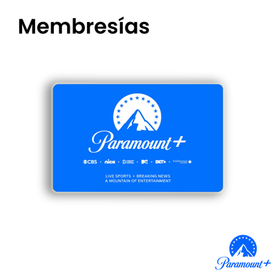 Membresía 3 Meses - Paramount Plus