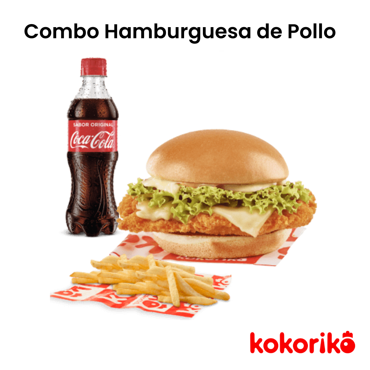 Bono Combo Hamburguesa de Pollo - Kokoriko